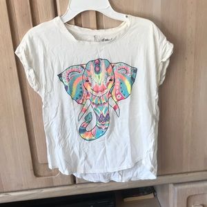 Elephant designed tee